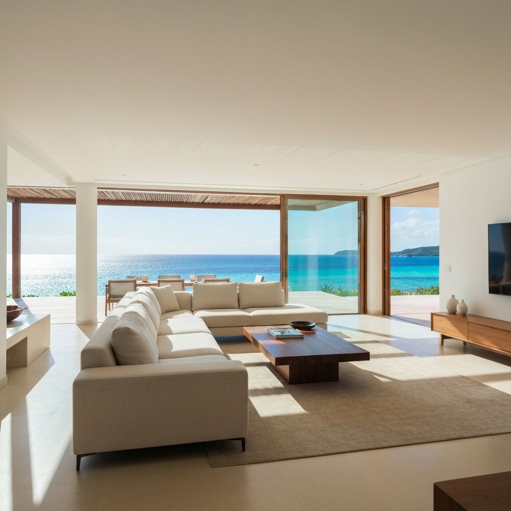 Elegant villa living room